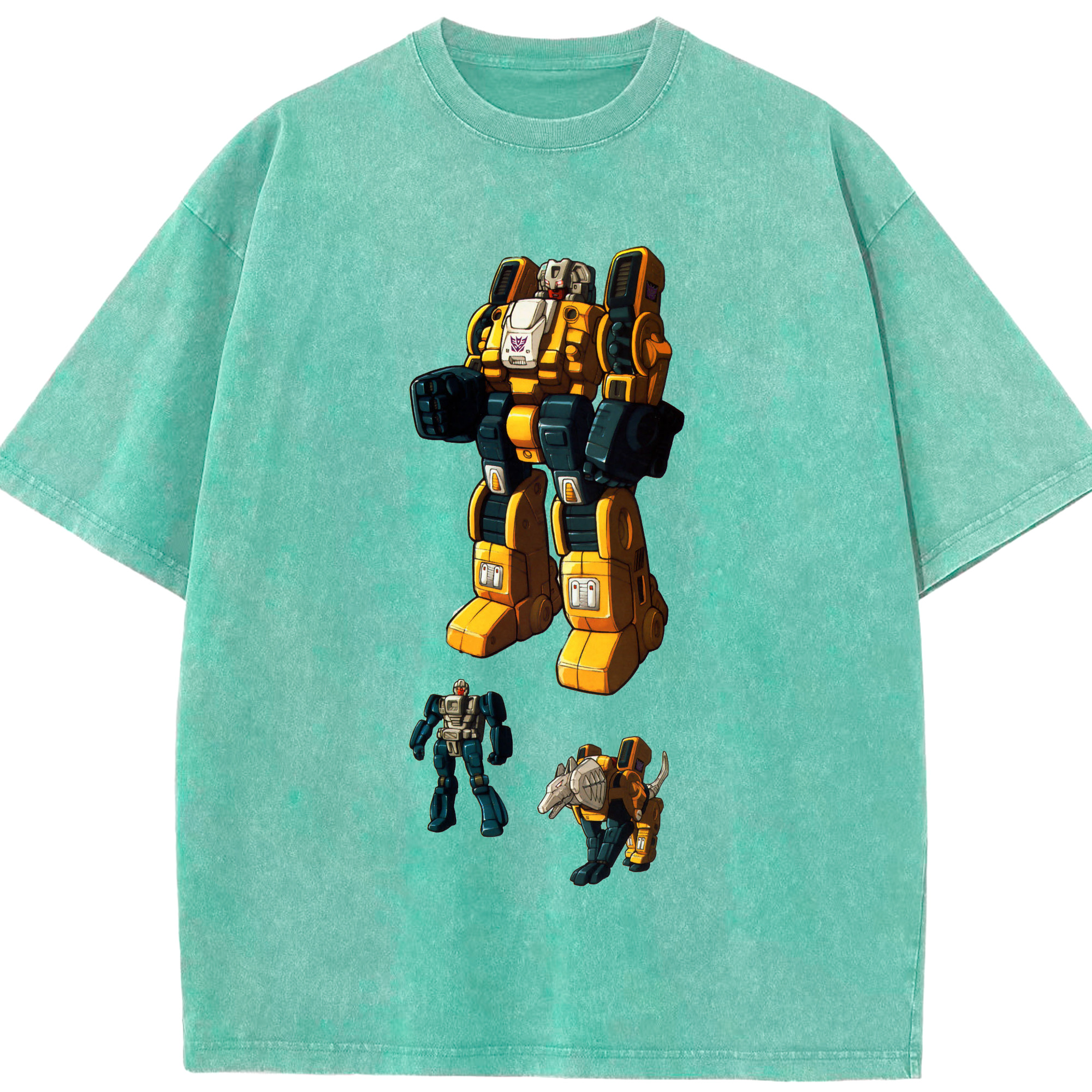 （画像用）  綿100% ヴィンテージ風 半袖Tシャツ（フロントプリント）